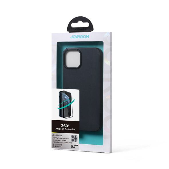 Joyroom 360 Full Case + tempered glass Apple iPhone 13 Pro Max (JR-BP928 black)