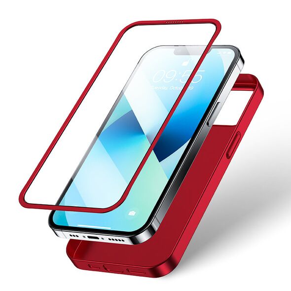 Joyroom 360 Full Case + tempered glass Apple iPhone 13 (JR-BP927 red)