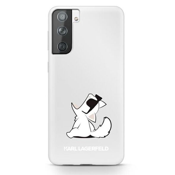 Karl Lagerfeld KLHCS21MCFNRC Samsung Galaxy S21+ Plus hardcase transparent Choupette Fun