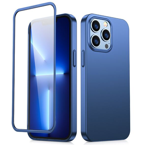 Joyroom 360 Full Case + tempered glass Apple iPhone 13 Pro (JR-BP935 blue)