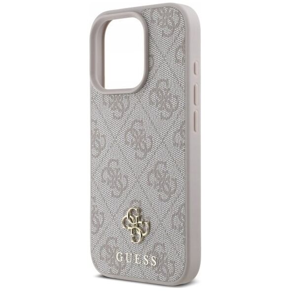 Guess GUHMP16LP4SM4MP iPhone 16 Pro 6.3" pink/pink hardcase 4G Small Classic MagSafe