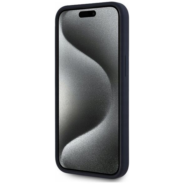 Red Bull RBHMP15S24SIHSRV iPhone 15 6.1" Hard Case Navy Silicone Horizontal Logo MagSafe
