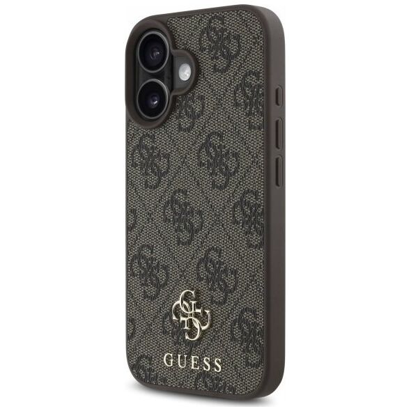 Guess GUHMP16SP4SM4MW iPhone 16 6.1" brown/brown hardcase 4G Small Classic MagSafe