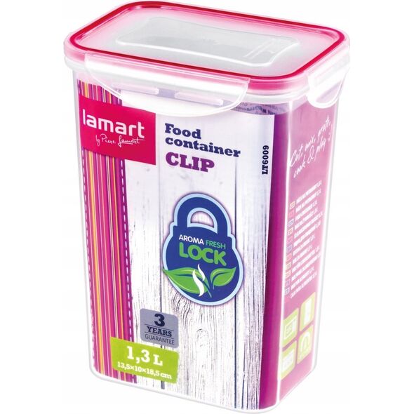 ΔΟΧΕΙΟ ΤΡΟΦΙΜΩΝ Lamart LT6009. 1,3L CLIP LAMART 8373465 8590669198924