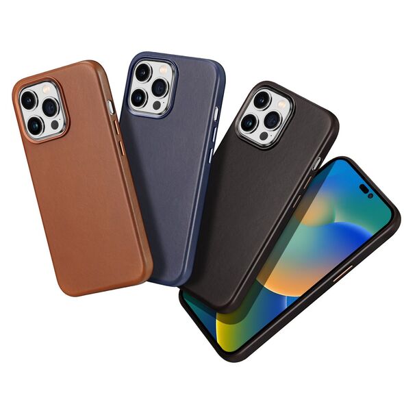 DuxDucis Naples MagSafe Apple iPhone 14 Pro Max brown