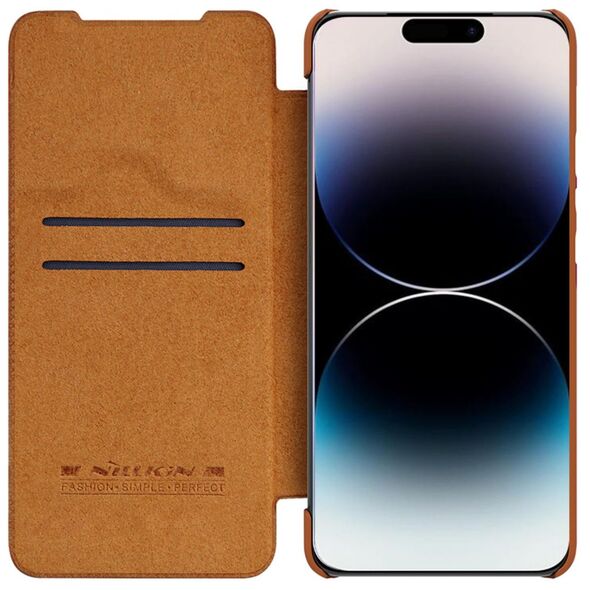 Nillkin Qin Leather Pro Case Apple iPhone 14 Pro Max brown