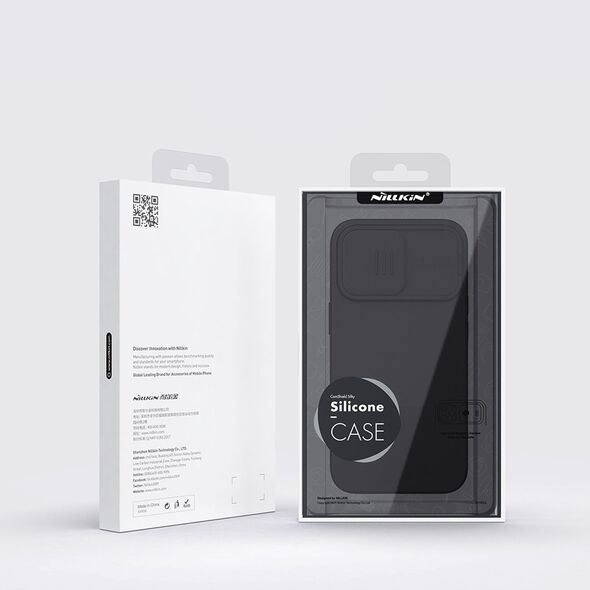 Nillkin CamShield Silky Silicone Apple iPhone 14 Pro Max blue
