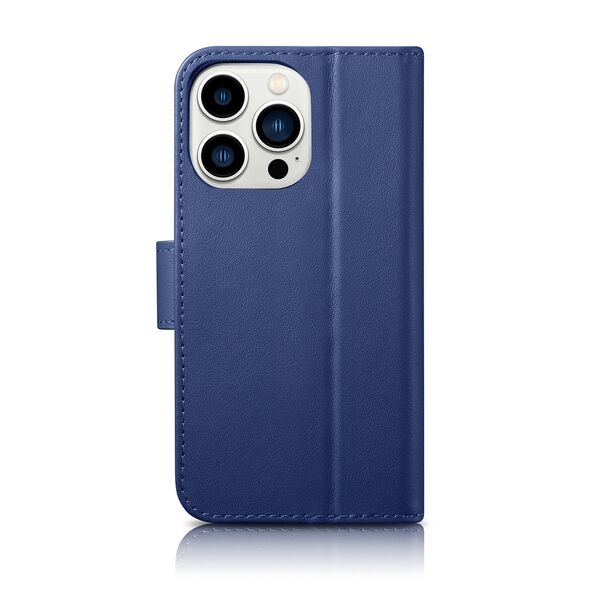 iCarer Wallet Anti-RFID 2in1 Apple iPhone 14 Pro Max blue