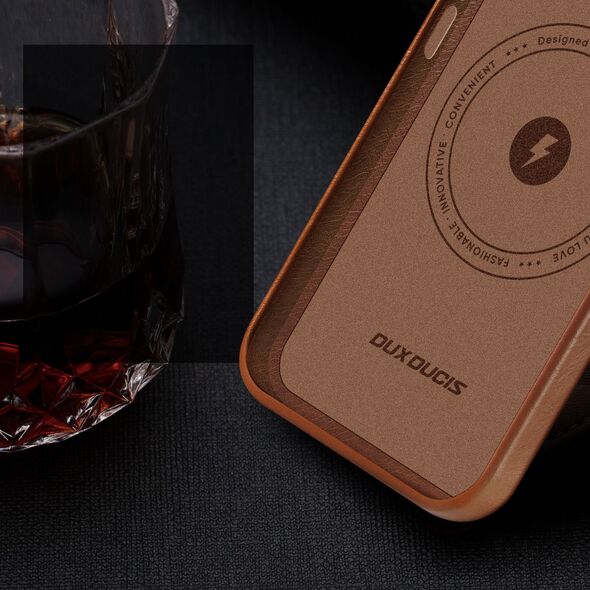 DuxDucis Naples MagSafe Apple iPhone 14 Plus / 15 Plus brown