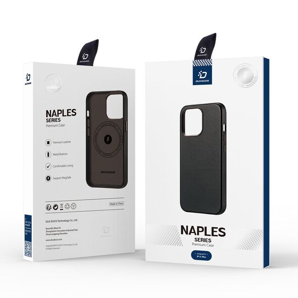 Dux Ducis Naples MagSafe Apple iPhone 14 Plus / 15 Plus dark brown