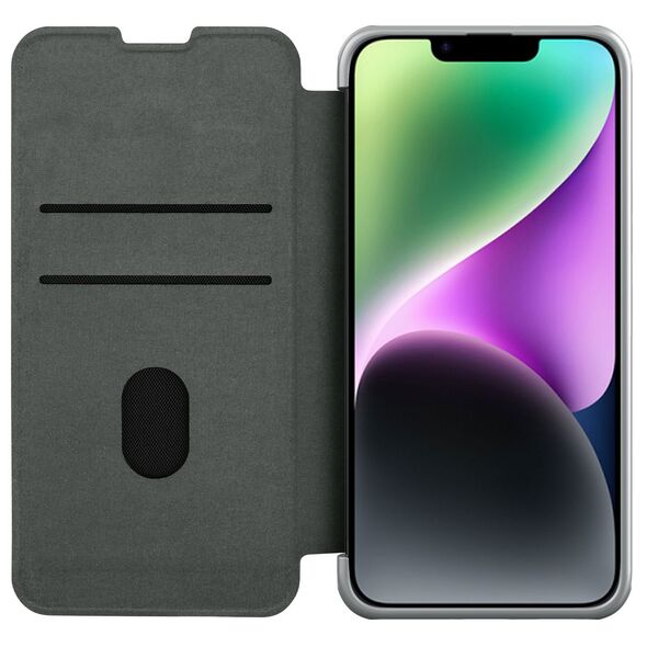 Nillkin Qin Cloth Pro Apple iPhone 14 Plus / 15 Plus gray