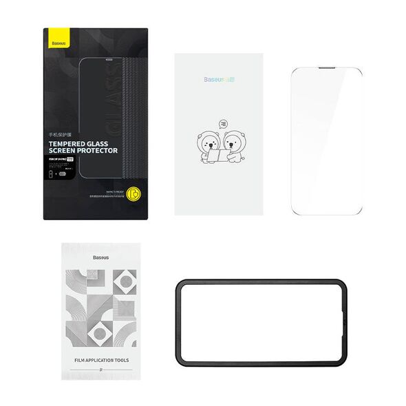 Baseus Schott HD 0.3mm Glass Apple iPhone 14 Pro + anti dust filter