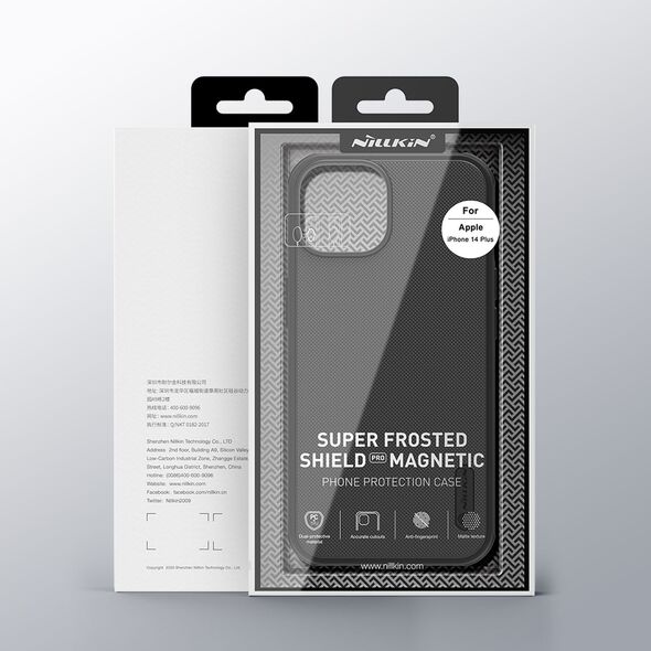 Nillkin Super Frosted Shield Pro Magnetic MagSafe Apple iPhone 14 Plus / 15 Plus blue