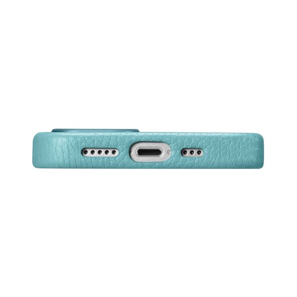 iCarer Litchi Premium Leather MagSafe Apple iPhone 14 Pro green