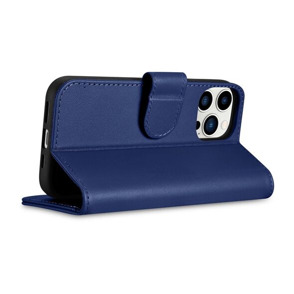 iCarer Wallet Anti-RFID 2in1 Apple iPhone 14 Pro blue