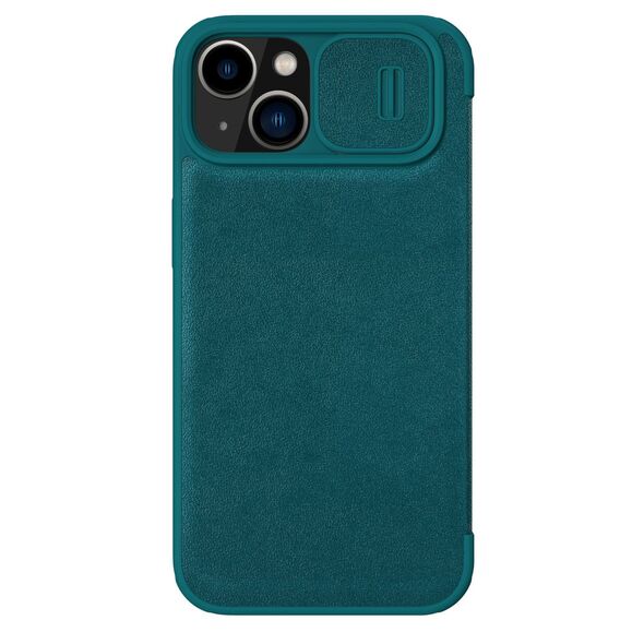 Nillkin Qin Leather Pro Case Apple iPhone 14 Plus / 15 Plus green