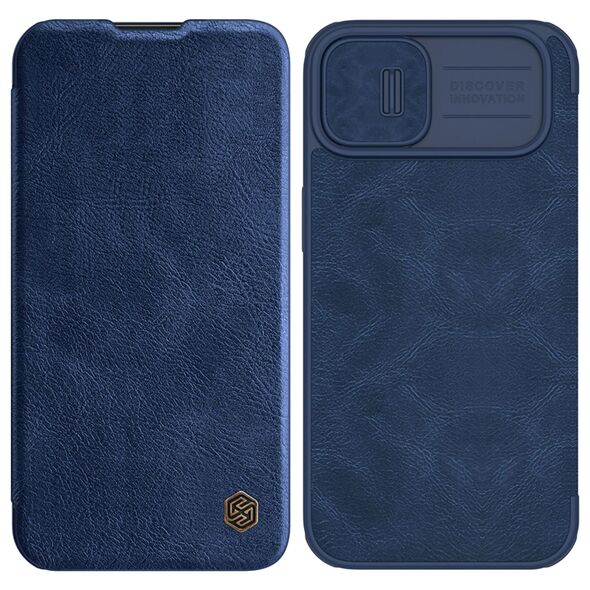 Nillkin Qin Leather Pro Case Apple iPhone 14 Plus / 15 Plus blue