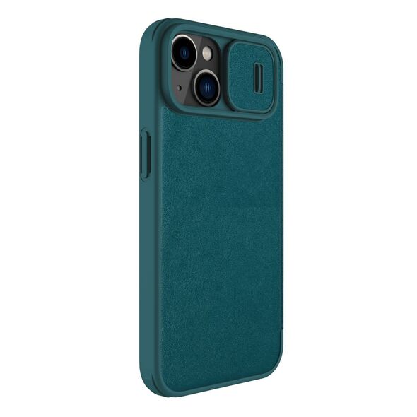 Nillkin Qin Leather Pro Case Apple iPhone 14 Plus / 15 Plus green