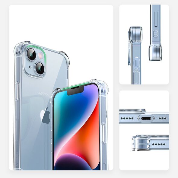 UGREEN LP602 Bright Cushion Protective Case Apple iPhone 14 Plus / 15 Plus clear