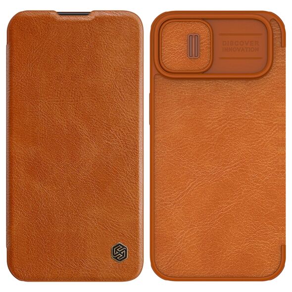 Nillkin Qin Leather Pro Case Apple iPhone 14 Plus / 15 Plus brown