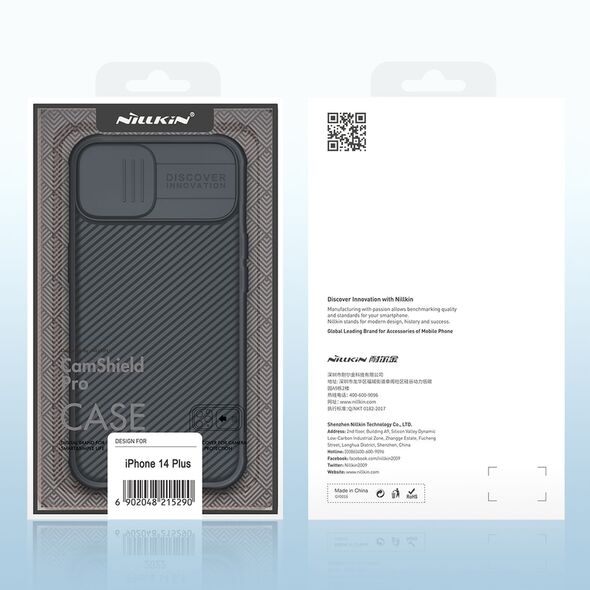 Nillkin CamShield Pro Case Apple iPhone 14 Plus / 15 Plus green