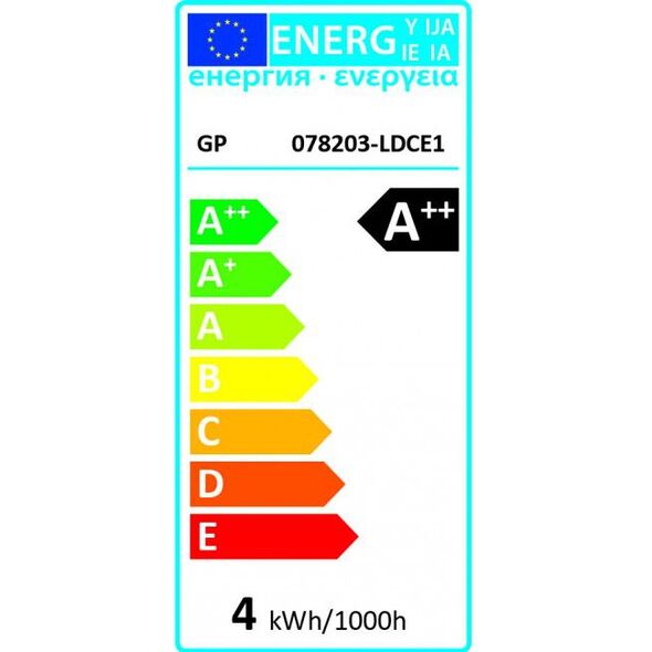 GP LED Filament Classic E27, 4W, 470lm (472110)