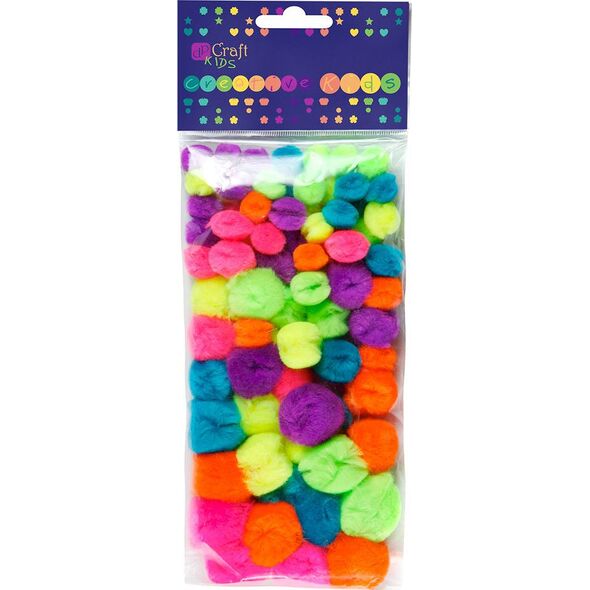Dalprint Pompony akrylowe mix neon