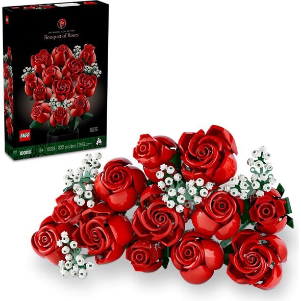 Lego Botanical Collection Bouquet Of Roses για 18+ Ετών 822τμχ (10328) (LGO10328) έως 12 άτοκες Δόσεις