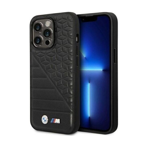 BMW Etui BMW BMHCP14X22PMGK Apple iPhone 14 Pro Max czarny/black Bi Pattern
