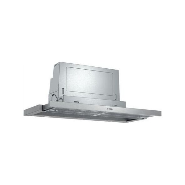 Okap Bosch Okap Bosch DFS097A51 Seria 4 Teleskopowy, klasa efektywności energetycznej A, szerokość 90 cm, 397 m/h, przyciski, srebrny meta