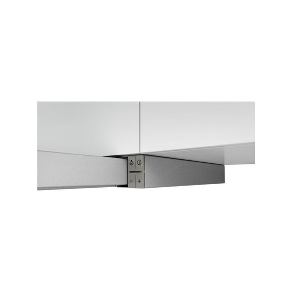 Okap Bosch Okap Bosch DFS097A51 Seria 4 Teleskopowy, klasa efektywności energetycznej A, szerokość 90 cm, 397 m/h, przyciski, srebrny meta