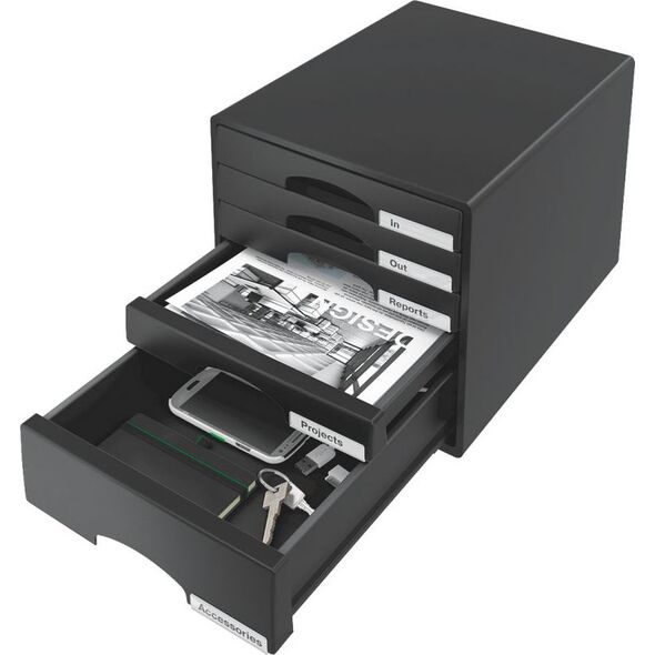 Leitz Pojemnik 5 szuflad PLUS czarny (52110095)