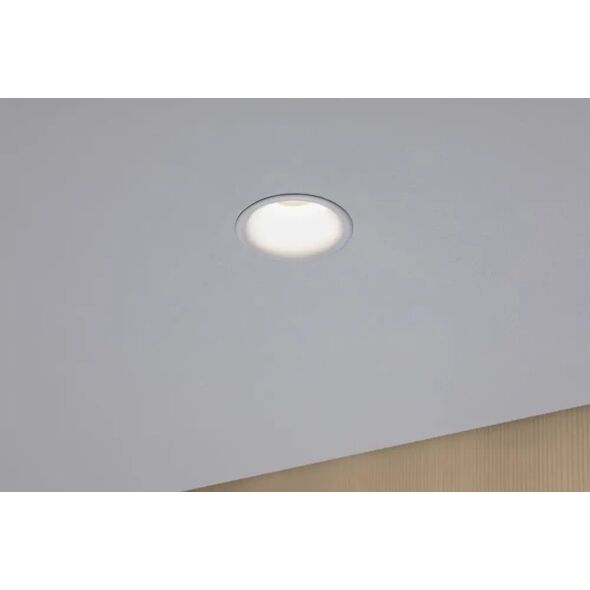 Paulmann Oprawa do  wbudowania CYMBAL COIN LED DIM 6.7W 430lm 2700K IP44 230V biały matowy