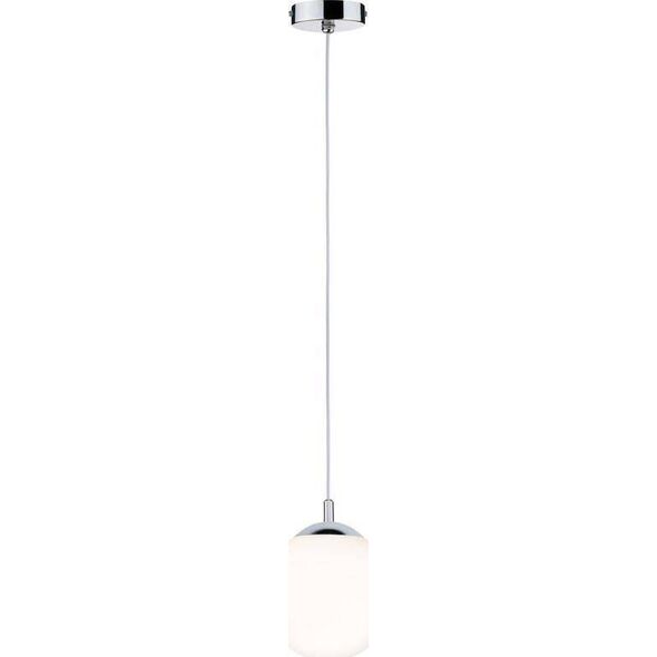 Lampa wisząca Paulmann Globe Lampa wisząca IP44 max. 20W E27 Satynowy/Chrom 230V Szkło/Metal