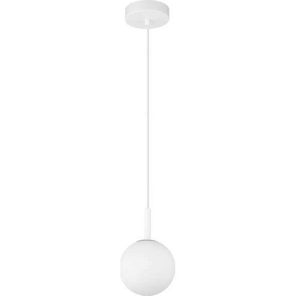 Lampa wisząca Sigma Lampa wisząca Gama biały zwis do salonu bańka nad stolik