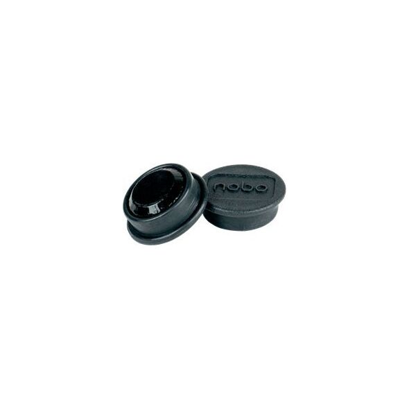 Nobo Magnesy do tablic 13 mm czarne op/10 s