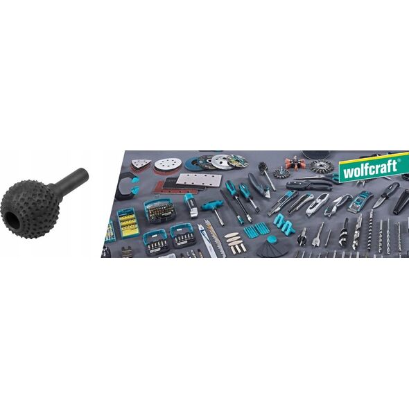 Wolfcraft Zdzierak kulisty do wiertarki, O 30 mm| Wolfcraft