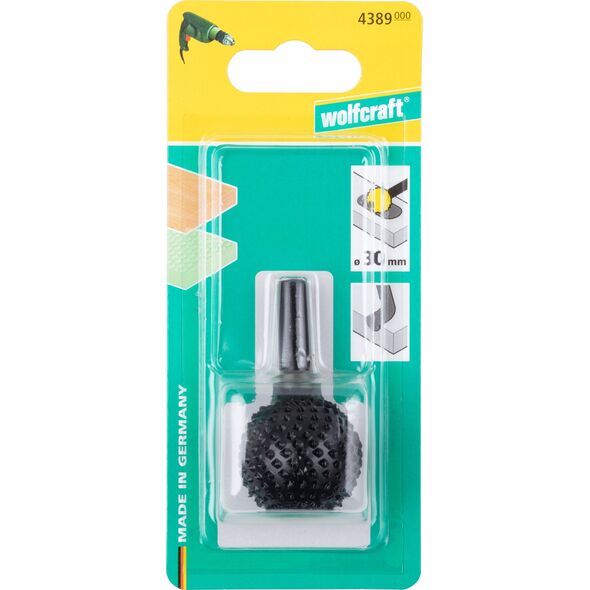 Wolfcraft Zdzierak kulisty do wiertarki, O 30 mm| Wolfcraft