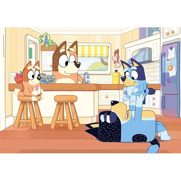 Clementoni CLE puzzle 104 maxi SuperKolor Bluey 27169