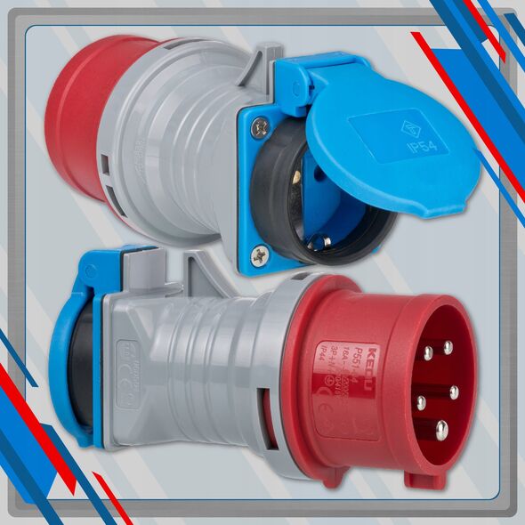 Brennenstuhl Brennenstuhl Adapter Stecker CEE400V/16A SchuKostedo 230V/16