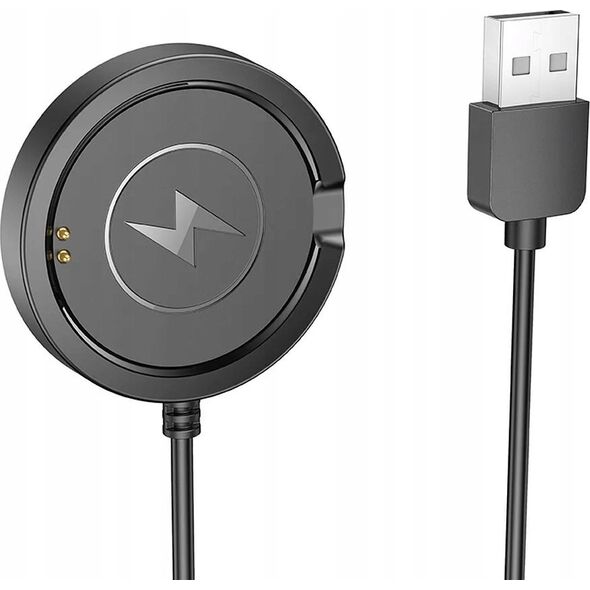 Hoco HOCO kabel do ładowania smartwatcha Y22 0,6 m czarny