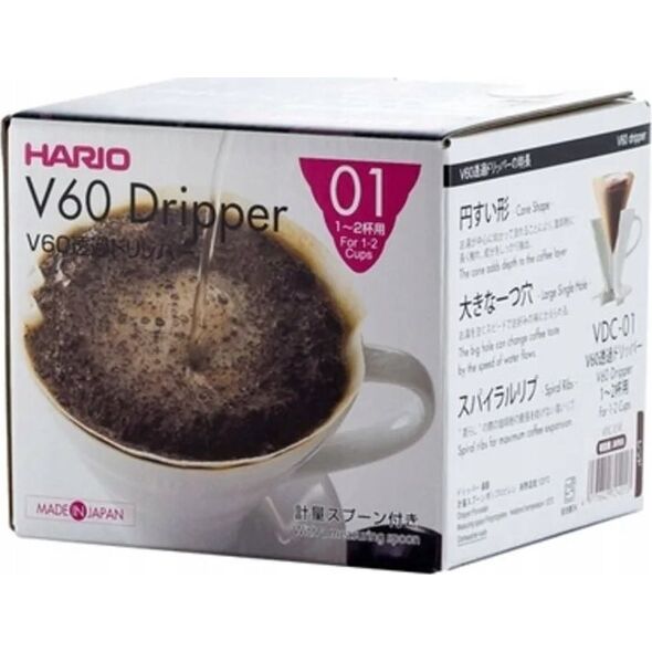 Hario Hario ceramiczny Drip V60-01 Czerwony