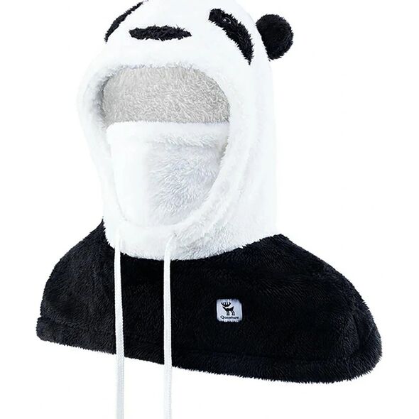 Meteor Kominiarka narciarska Qunature Panda dla dzieci/dorosłych rozmiar L - czarna/biała