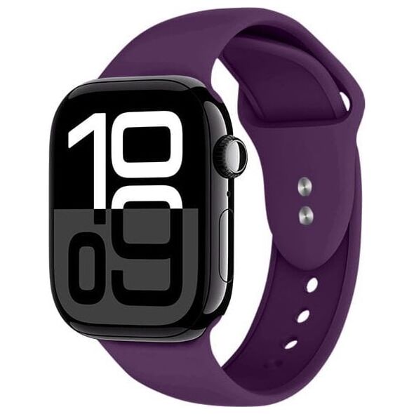 Crong Liquid - Pasek do Apple Watch 38/40/41/42 mm (śliwkowy)