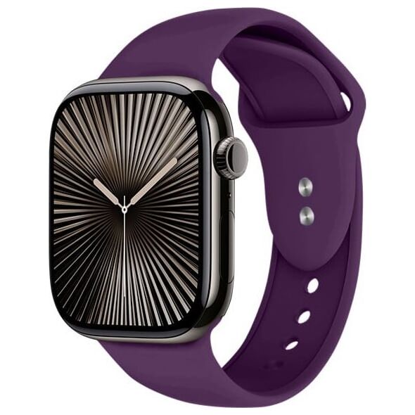 Crong Liquid - Pasek do Apple Watch 38/40/41/42 mm (śliwkowy)
