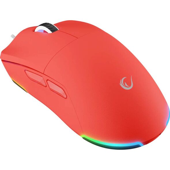Rampage BLINK myszka gamingowa przewodowa USB, 12800 DPI, RGB, sensor optyczny, czerwona