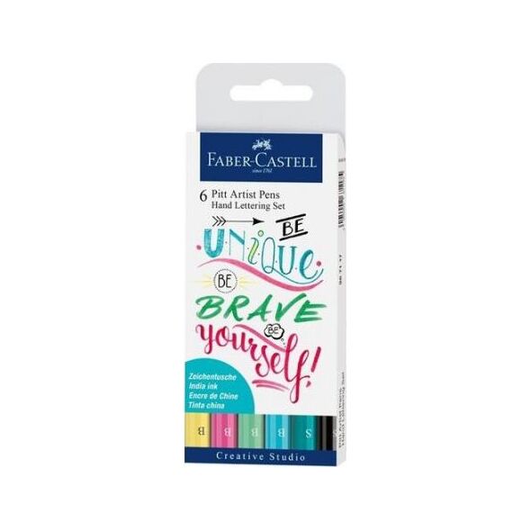 Faber-Castell Zestaw do kaligrafii 6 kolorów