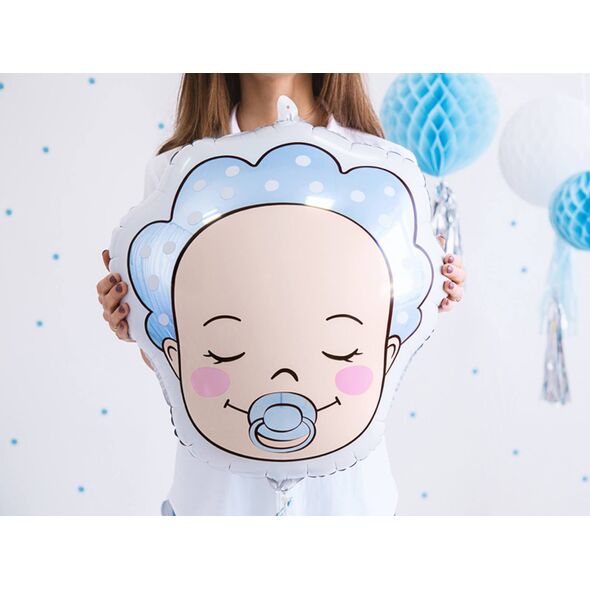Party Deco Balon foliowy Bobas Chłopiec - 40 x 45 cm uniwersalny