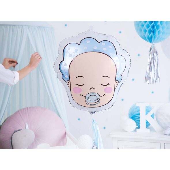 Party Deco Balon foliowy Bobas Chłopiec - 40 x 45 cm uniwersalny