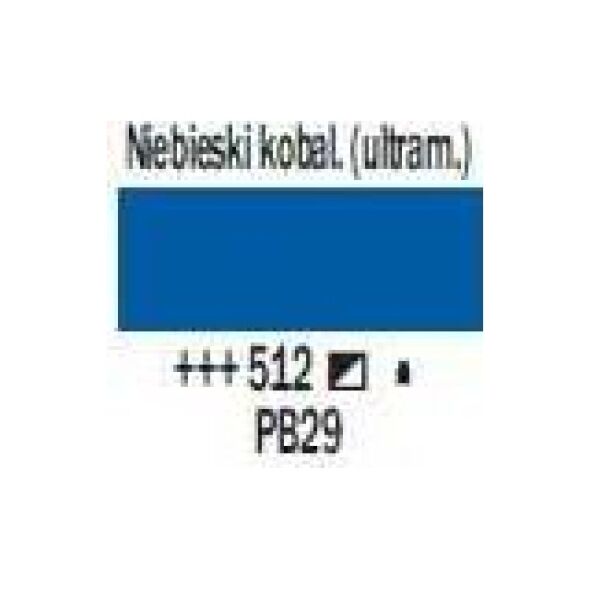 Artequipment Farba akrylowa TALENS AMSTERDAM 120ml 512 - COBALT BLUE ULTRAMARINE uniw